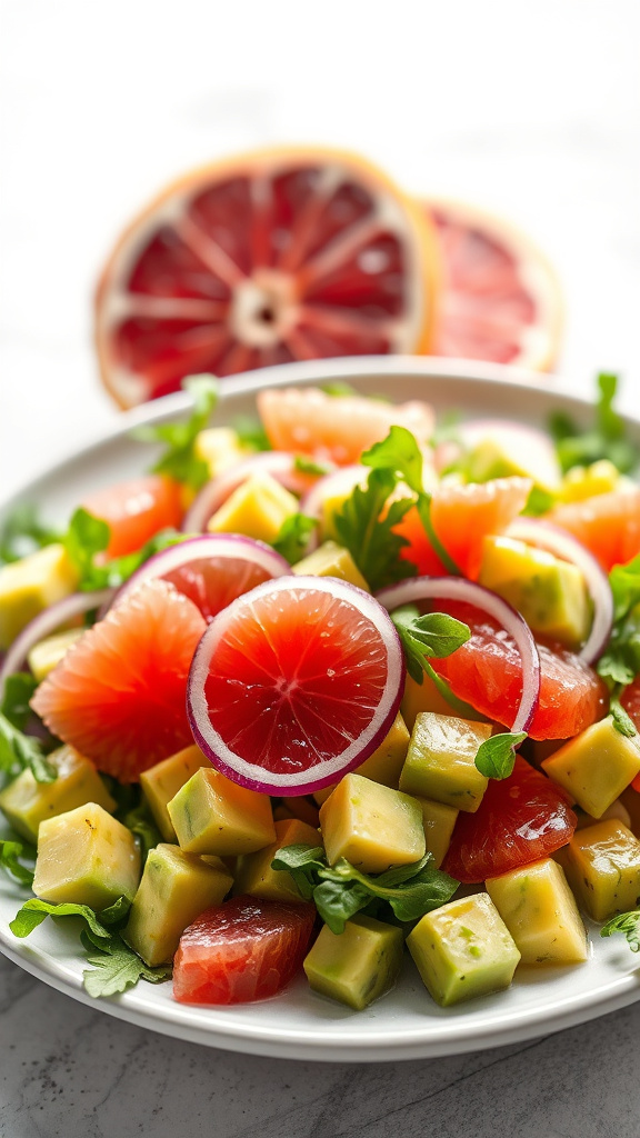 21. Avocado and Grapefruit Salad