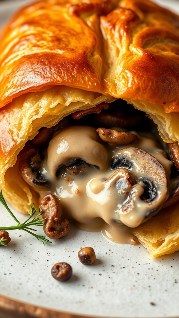 5. Creamy Mushroom Wellington