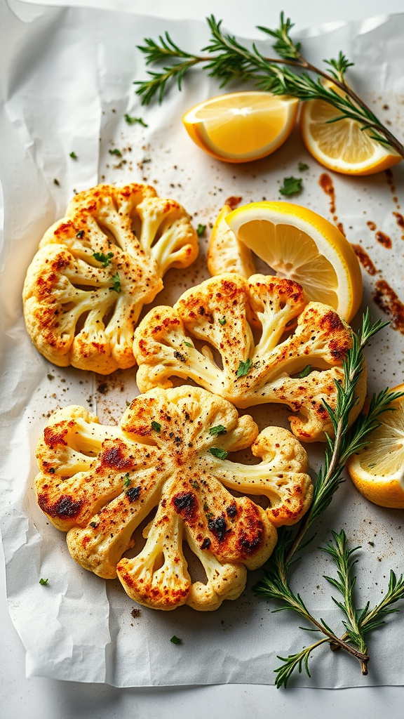 7. Herb-Infused Cauliflower Steaks