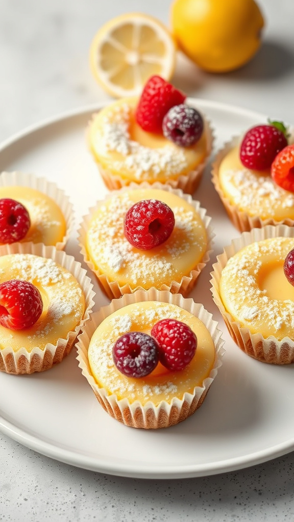24 Heavenly Easter Baked Goods to Fill Your Home - Zynahz 6. Mini Ricotta Cheesecakes