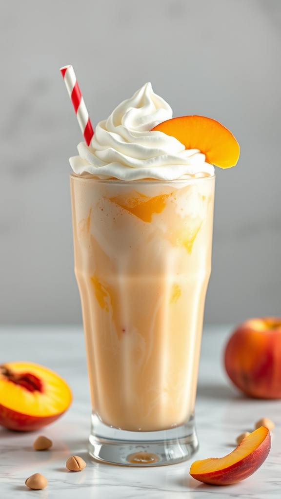 24 Refreshing Easter Cocktails to Sip Without Alcohol - Zynahz 7. Peaches and Cream Easter Shake