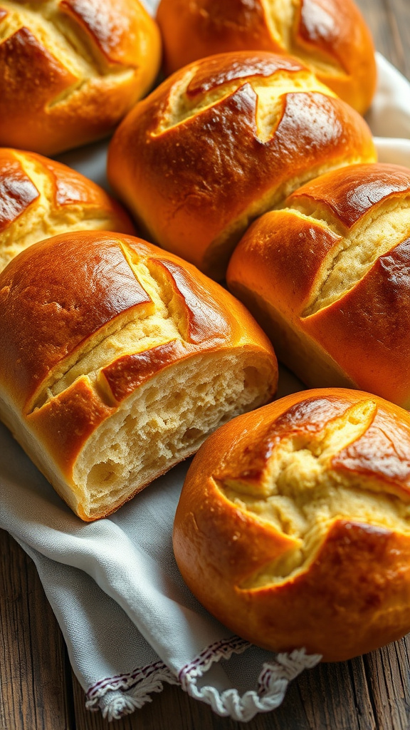 25 Golden Easter Bread to Warm Your Holiday Table - Zynahz 1. Saffron-Infused Easter Loaves