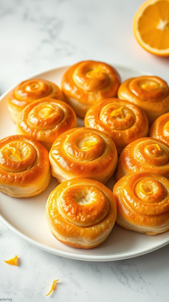 25 Golden Easter Bread to Warm Your Holiday Table - Zynahz 16. Orange Blossom Easter Rolls