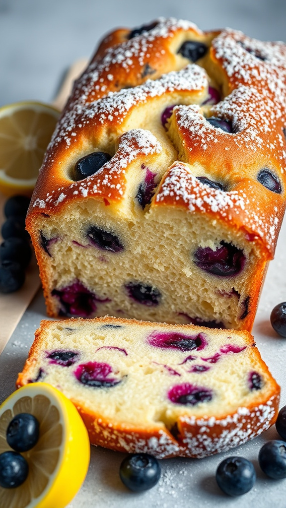25 Golden Easter Bread to Warm Your Holiday Table - Zynahz 20. Blueberry-Lemon Easter Bread