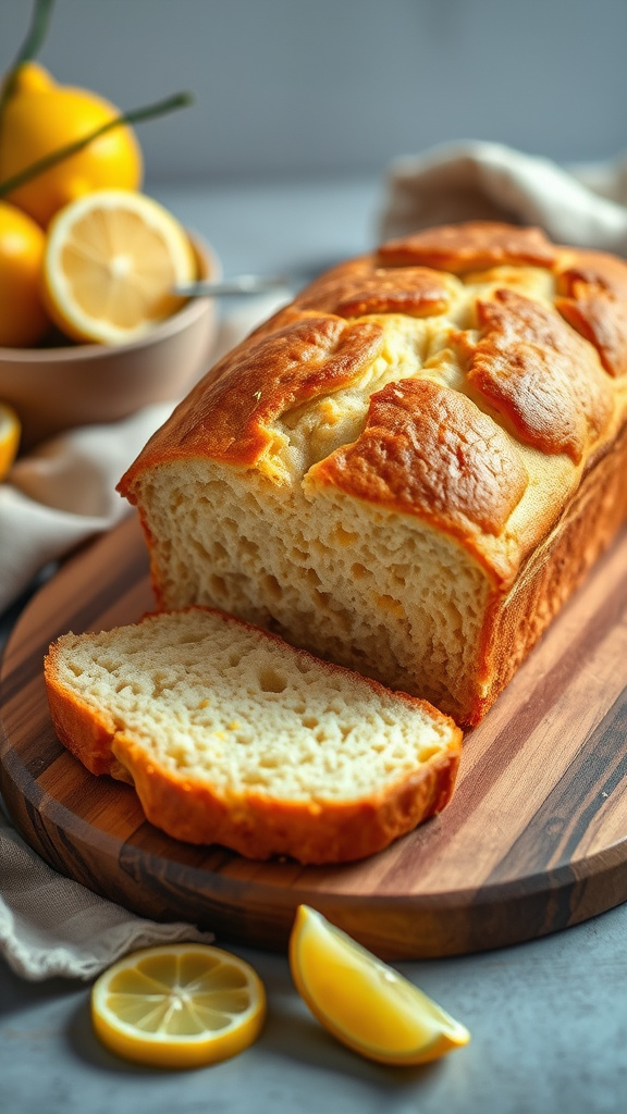 25 Golden Easter Bread to Warm Your Holiday Table - Zynahz 5. Vegan Lemon Easter Bread