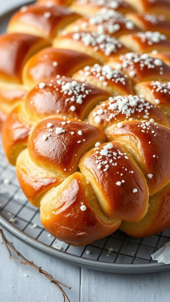 25 Golden Easter Bread to Warm Your Holiday Table - Zynahz 9. Cardamom-Infused Easter Braid