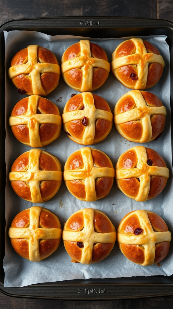 12. Mini Hot Cross Buns