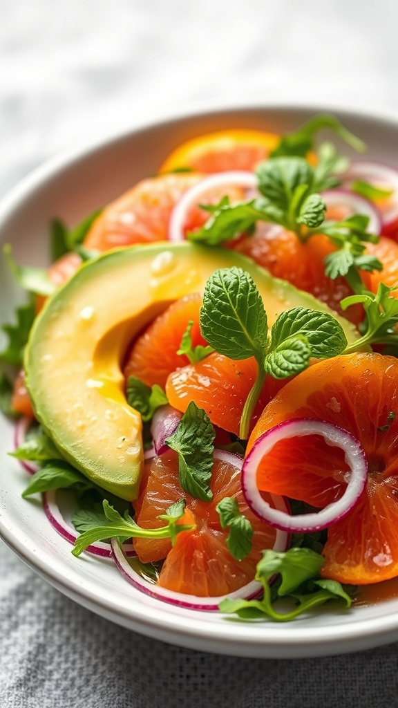 4. Avocado Citrus Salad