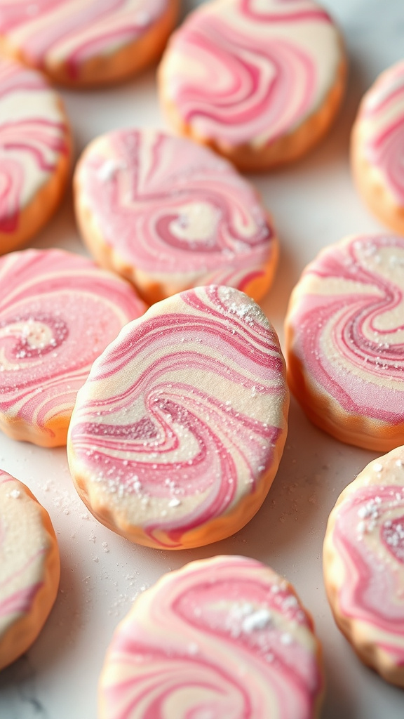 25 Stunning Easter Cookies Decorated to Impress Your Guests - Zynahz 14. Marbled Easter Egg Wafers