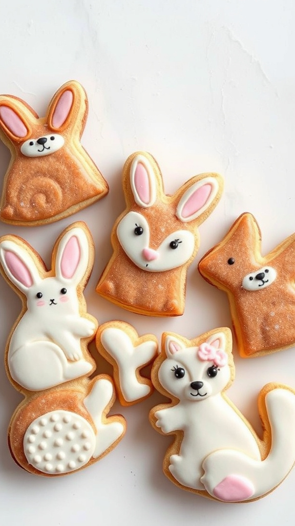 25 Stunning Easter Cookies Decorated to Impress Your Guests - Zynahz 23. Rustic Easter Woodland Creatures