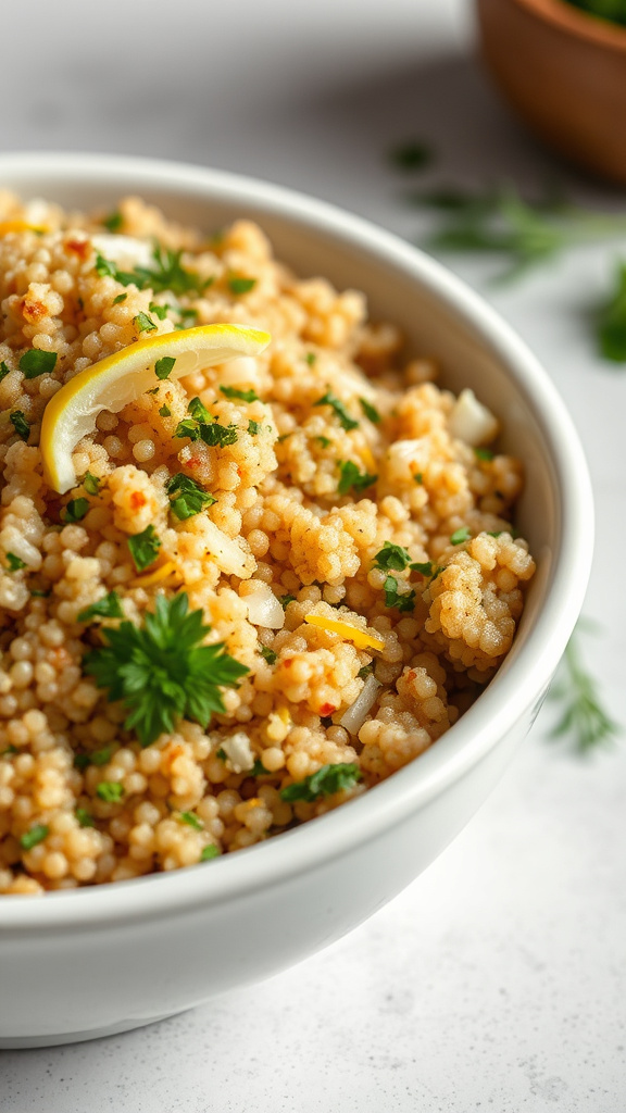 27 Delicious Easter Side Dishes to Complement Your Spread - Zynahz 23. Herb-Infused Quinoa Pilaf