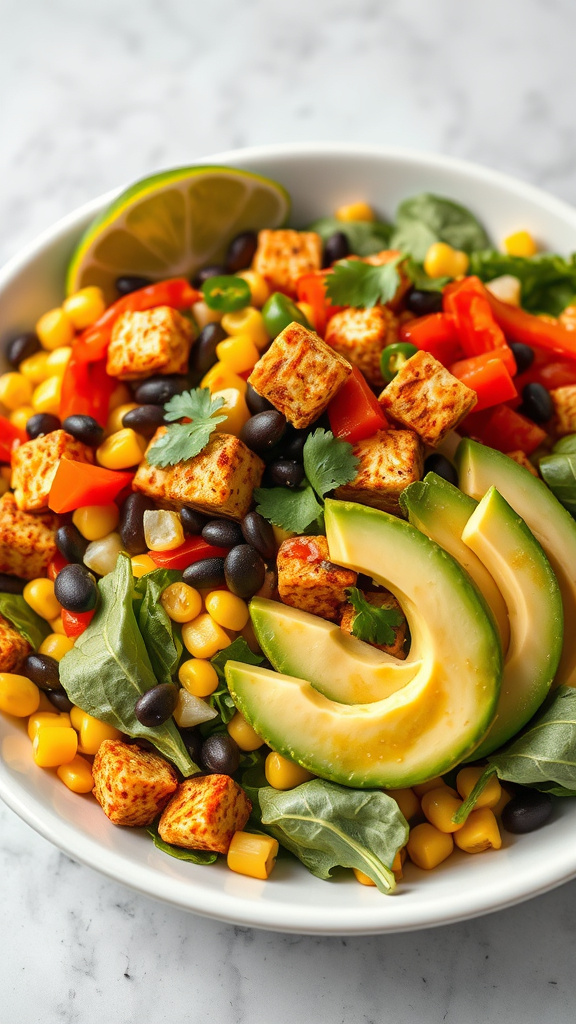 20. Southwestern Tempeh Salad