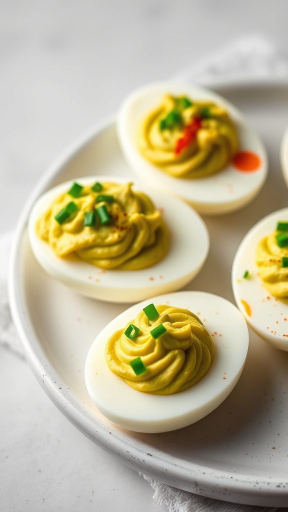 12. Avocado Deviled Eggs