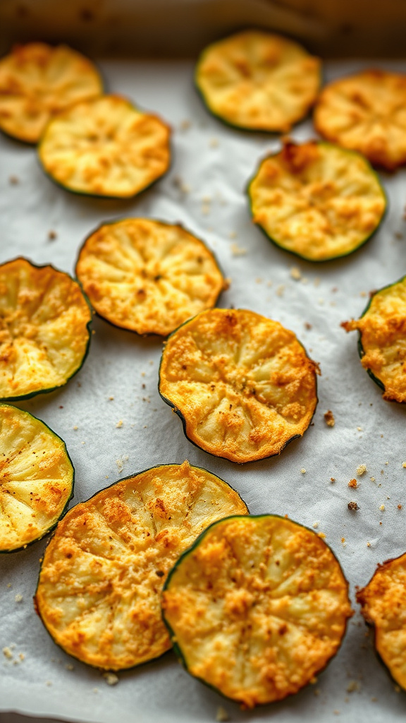 19. Zucchini Parmesan Chips