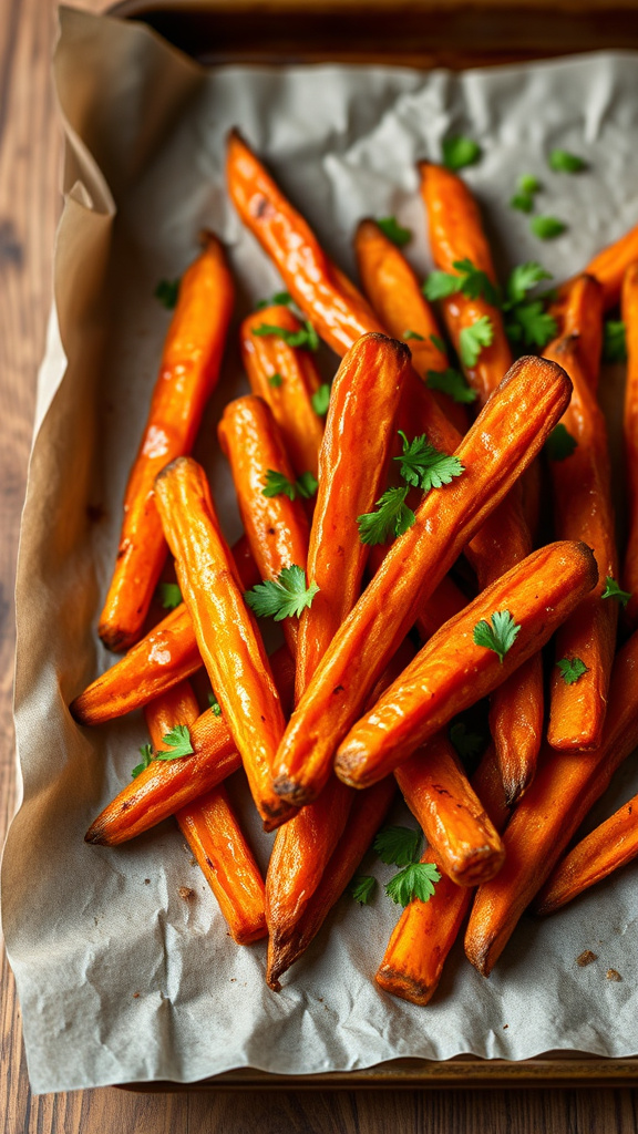 7. Honey Glazed Carrot Fries