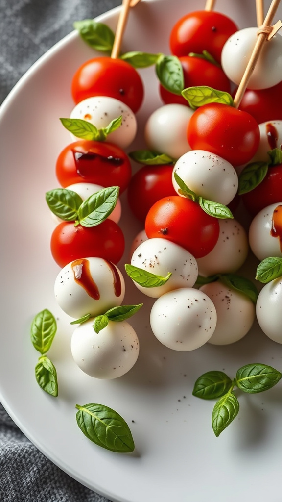 9. Caprese Easter Skewers