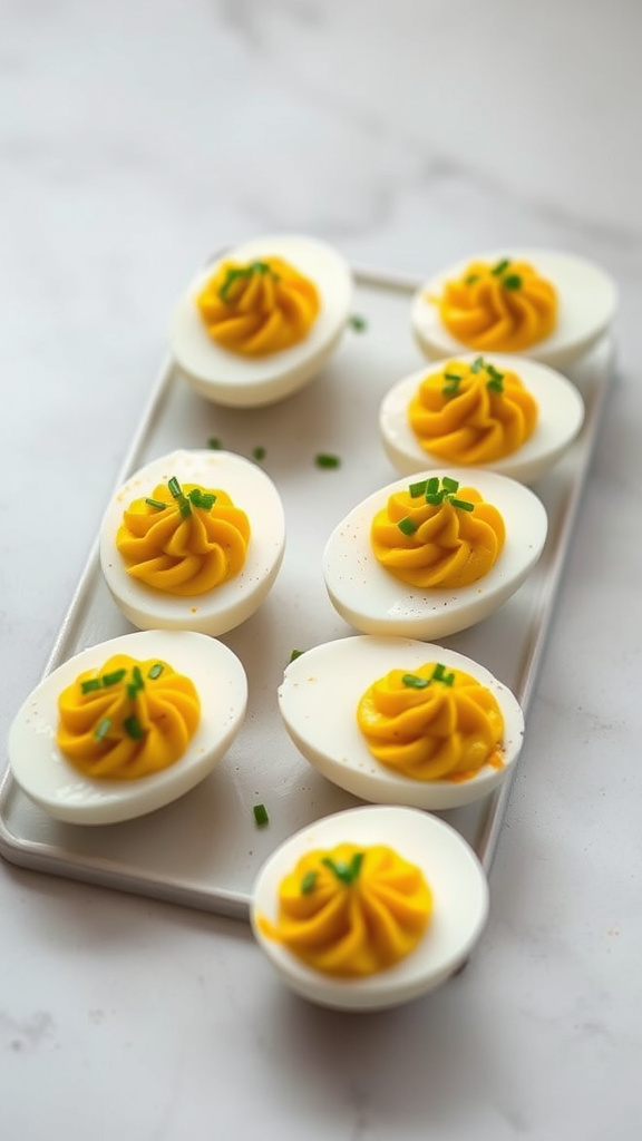 27 Vibrant Easter Dishes to Brighten Your Holiday - Zynahz 1. Golden Turmeric Deviled Eggs