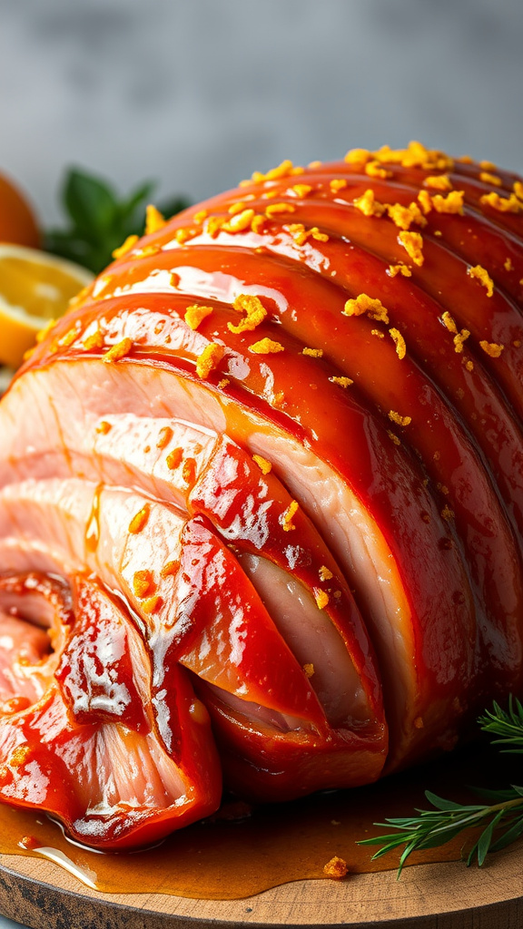 27 Vibrant Easter Dishes to Brighten Your Holiday - Zynahz 11. Citrus Glazed Ham
