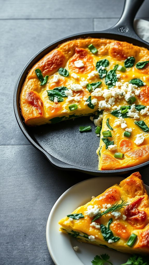 27 Vibrant Easter Dishes to Brighten Your Holiday - Zynahz 14. Spring Onion Frittata