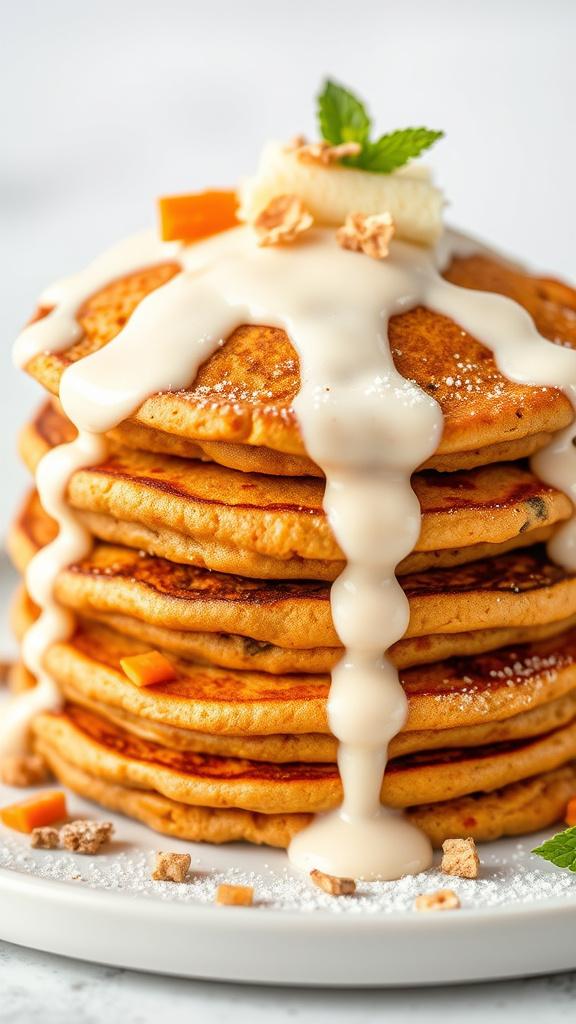 27 Vibrant Easter Dishes to Brighten Your Holiday - Zynahz 16. Carrot Cake Pancakes