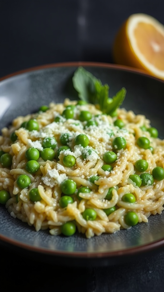 27 Vibrant Easter Dishes to Brighten Your Holiday - Zynahz 18. Spring Pea Risotto