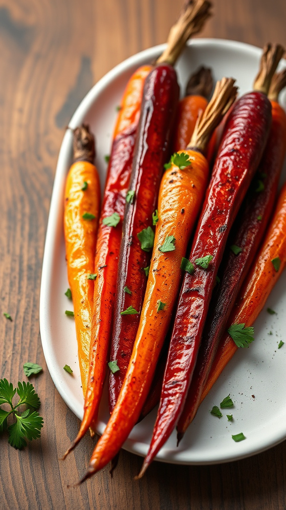 27 Vibrant Easter Dishes to Brighten Your Holiday - Zynahz 23. Roasted Rainbow Carrots
