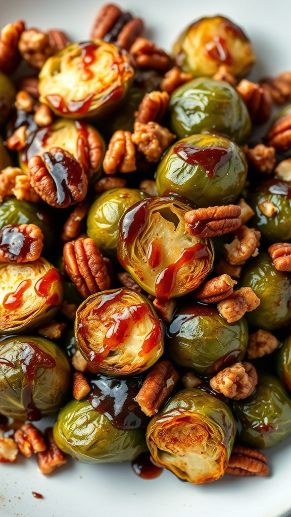 27 Vibrant Easter Dishes to Brighten Your Holiday - Zynahz 25. Maple Glazed Brussels Sprouts