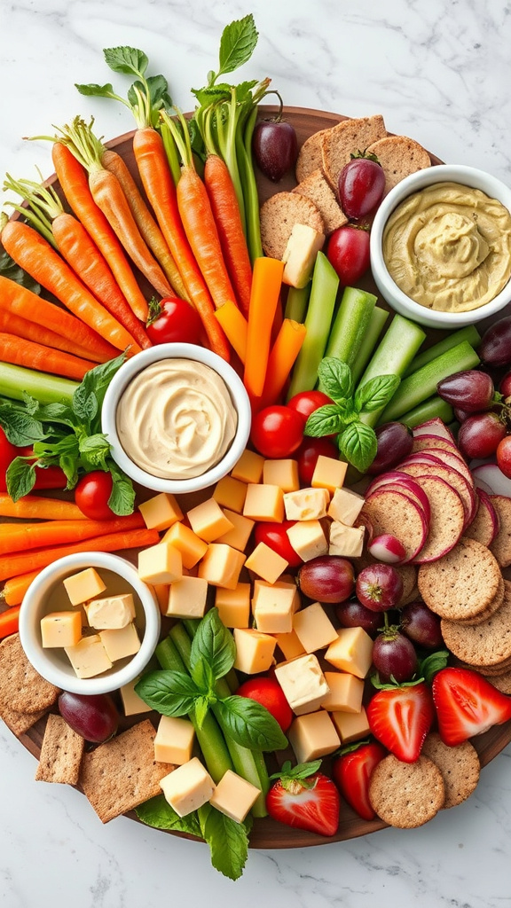 28 Brilliant Easter Charcuterie Board Ideas to Impress All - Zynahz 1. Fresh Spring Garden Charcuterie