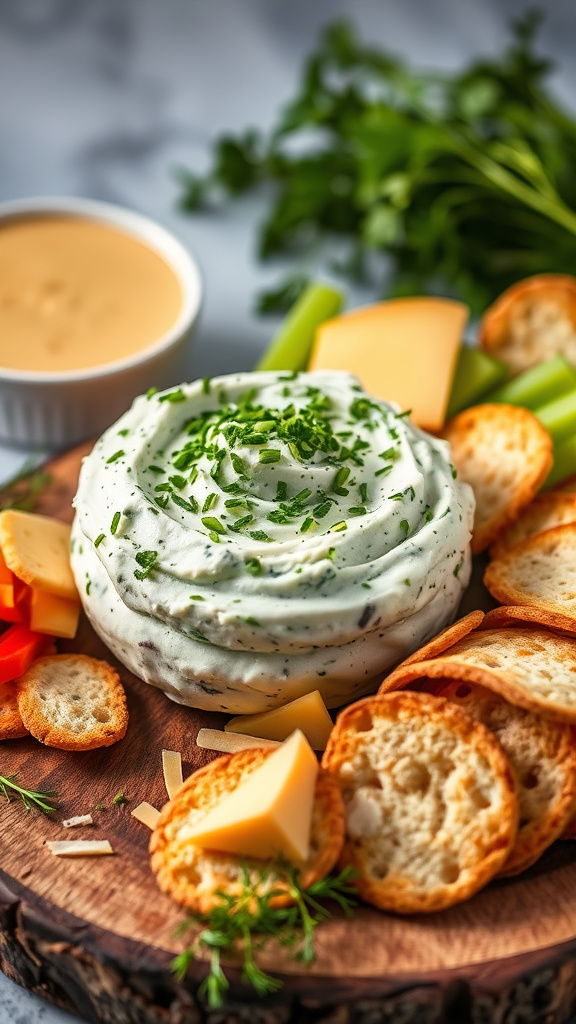 28 Brilliant Easter Charcuterie Board Ideas to Impress All - Zynahz 24. Herb Infused Cheese Spread