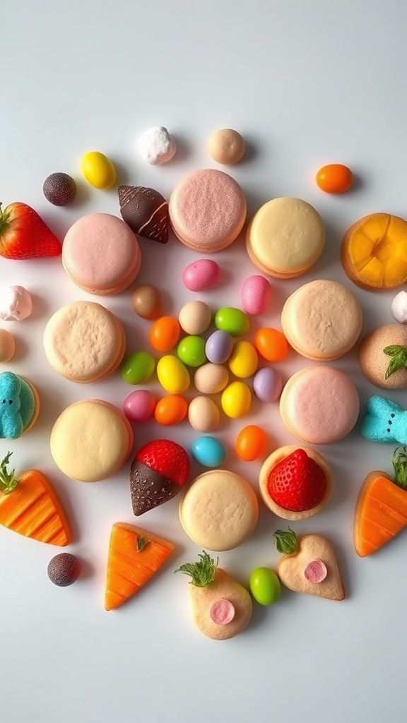 28 Brilliant Easter Charcuterie Board Ideas to Impress All - Zynahz 28. Sweet Spring Treats Display