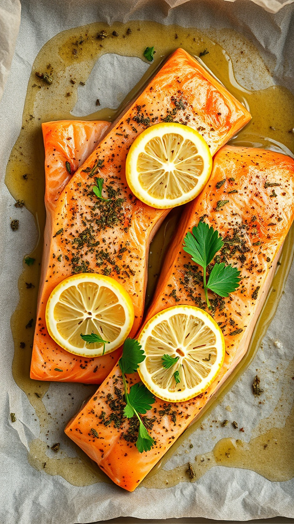 6. Quick Lemon Herb Salmon