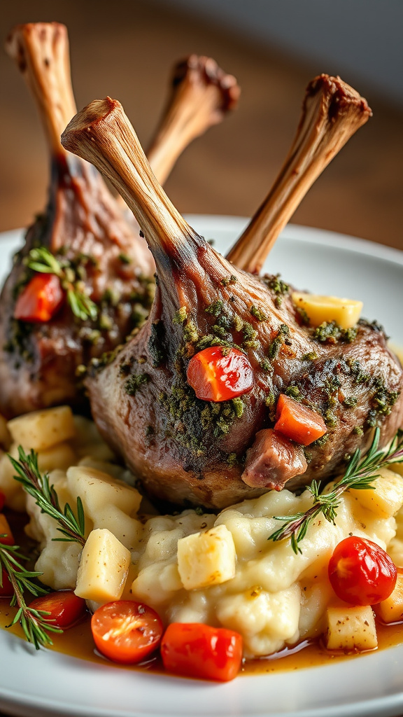 2. Herb-Crusted Lamb Shanks