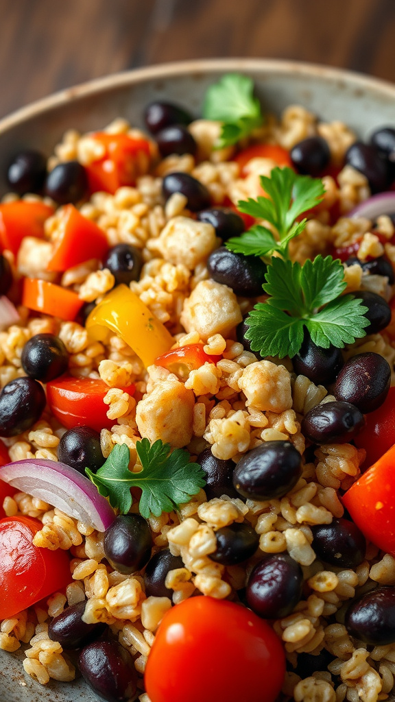 28 Fresh Easter Salad to Lighten Your Holiday Meal - Zynahz 21. Festive Farro and Bean Mix