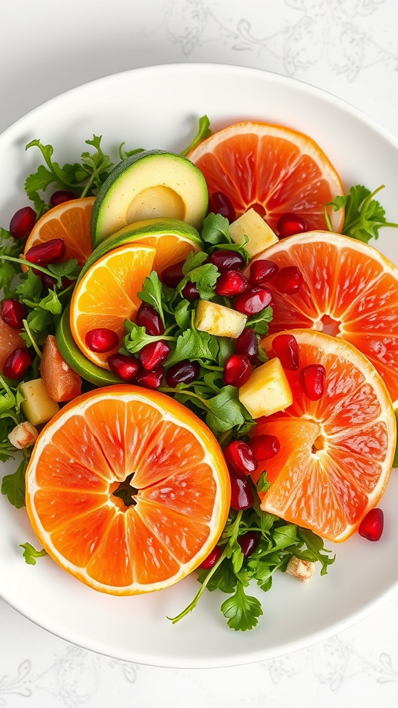 28 Fresh Easter Salad to Lighten Your Holiday Meal - Zynahz 22. Microgreens and Citrus Bliss