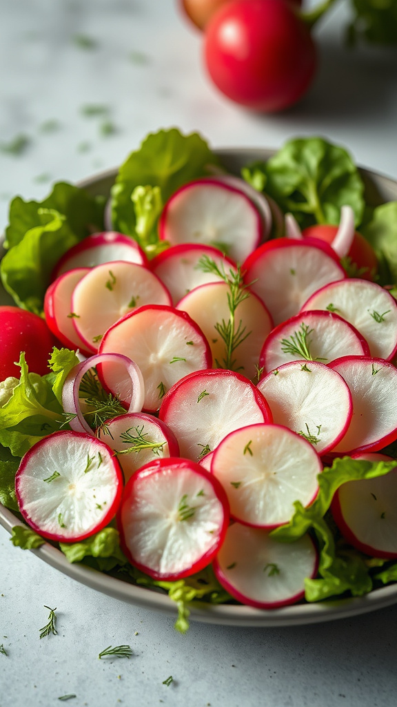 28 Fresh Easter Salad to Lighten Your Holiday Meal - Zynahz 5. Easter Egg Radish Salad