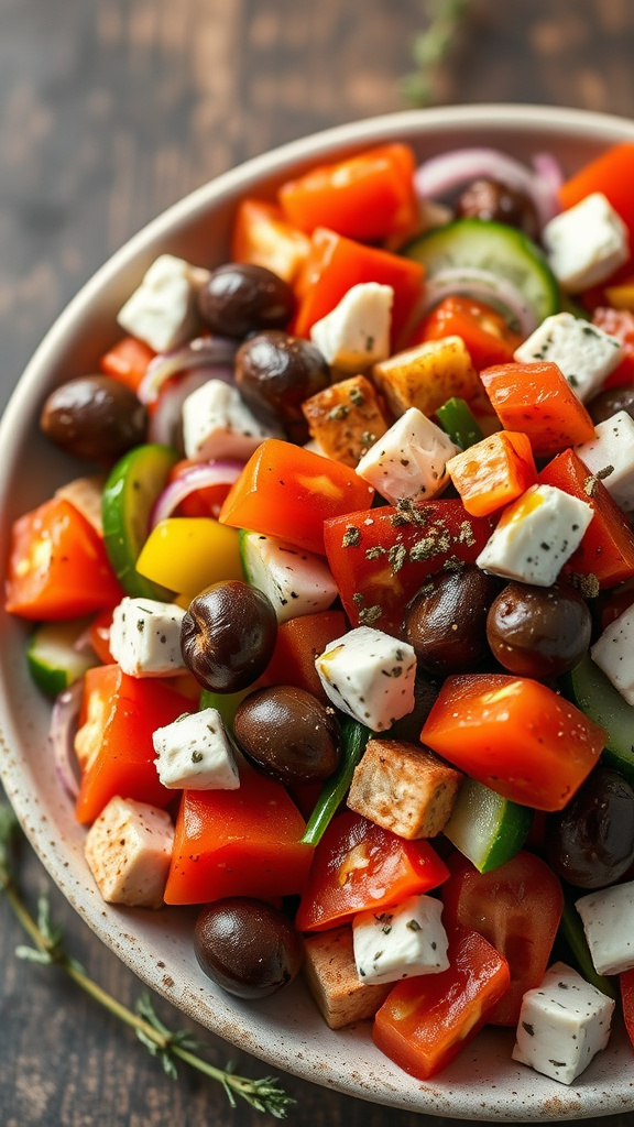 28 Fresh Easter Salad to Lighten Your Holiday Meal - Zynahz 9. Greek Easter Village Salad