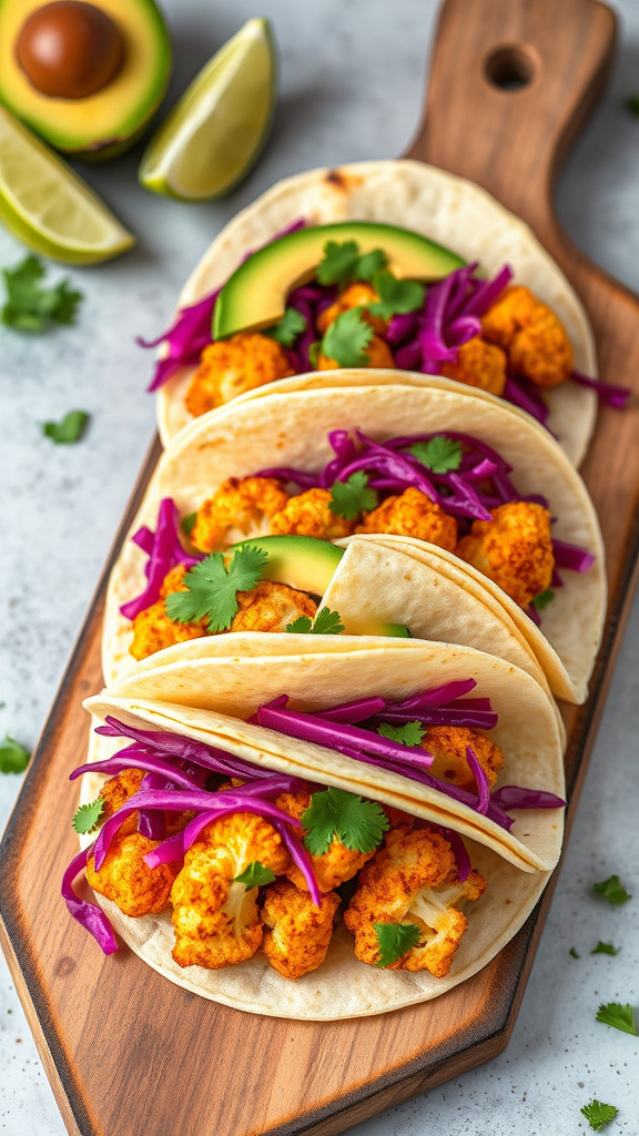 13. Crispy Cauliflower Tacos