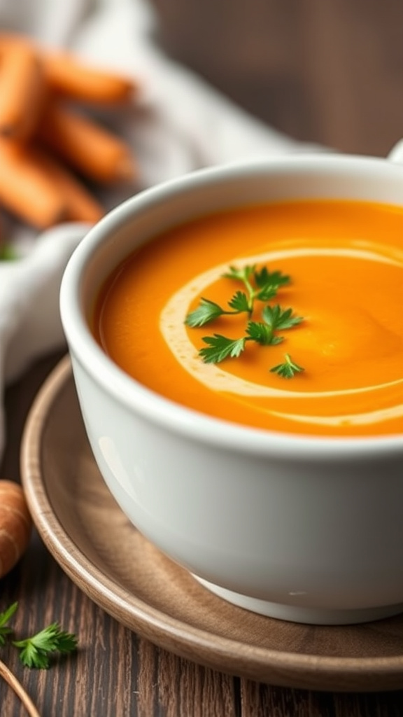 12. Carrot Ginger Soup