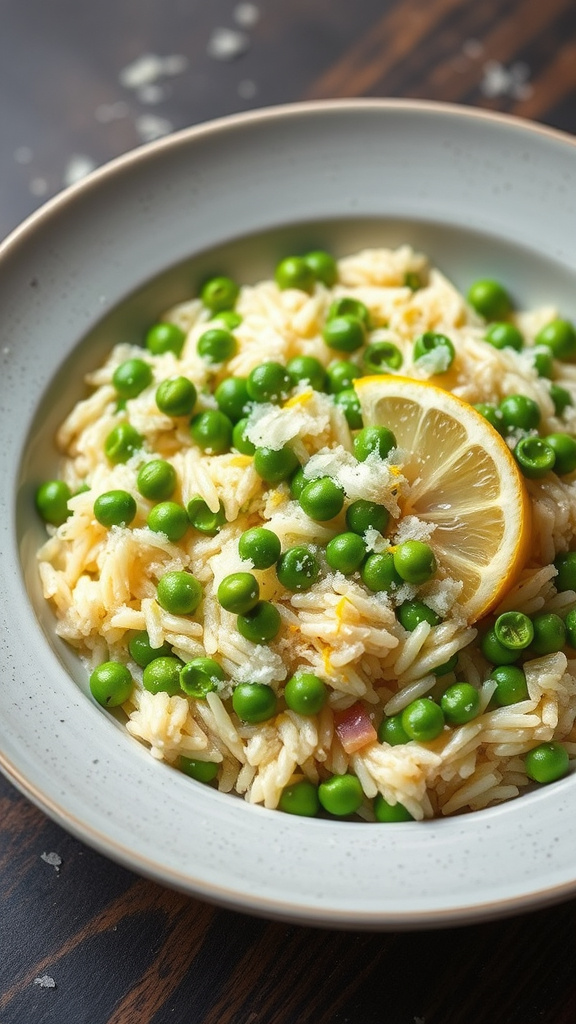 2. Spring Pea Risotto