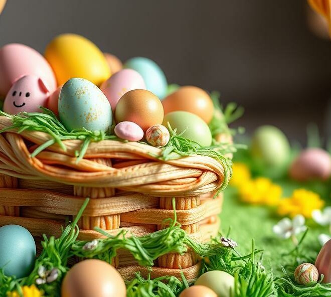 29 Whimsical Easter Basket Cake to Surprise Your Family